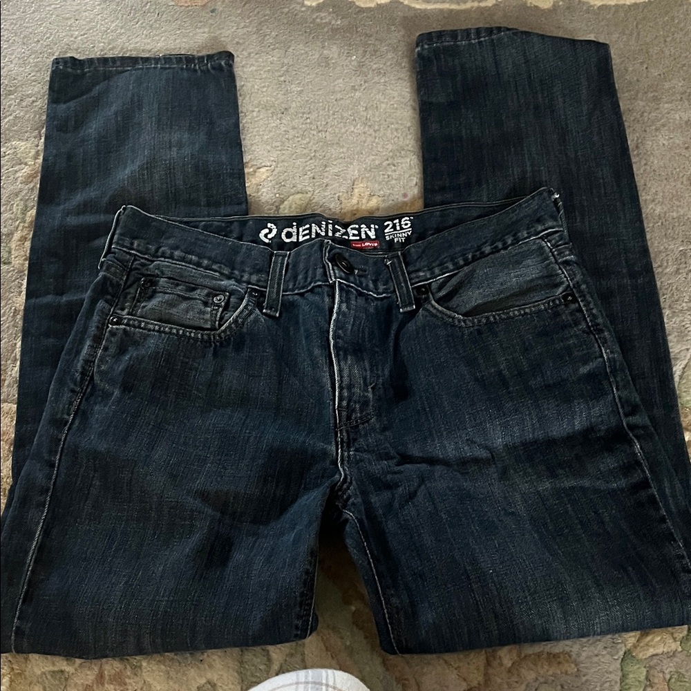 Levi's Dark Indigo Slim Straight Jeans